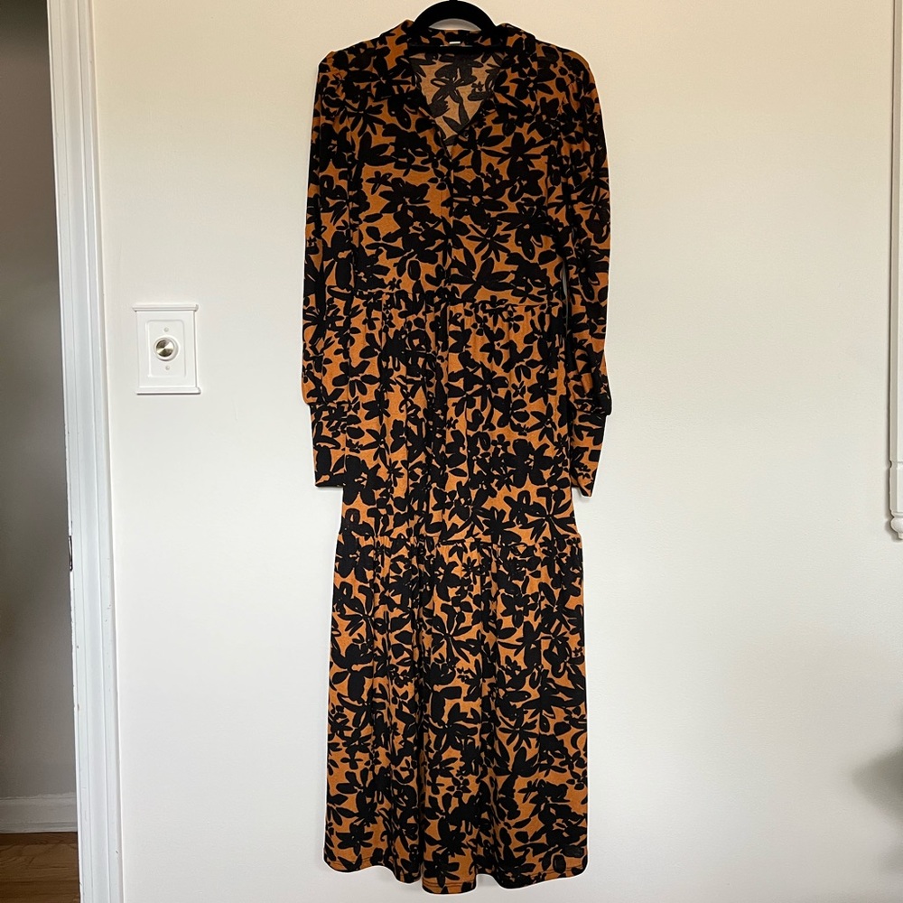 Topshop Print Maxi Dress